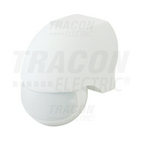Mozgásérzékelő falra 12m/előre 180° PIR 1000W 230V fehér IP44 TRACON