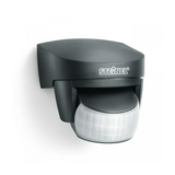 Mozgásérzékelő falra 14m/előre COM1 140° PIR 1000W 230V fekete IP54 IS 140-2 STEINEL