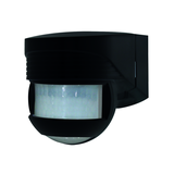 Mozgásérzékelő kültéri falra 12x10m 140° PIR 1000W 230V fekete IP44 LC-Click-N 140 B.E.G.