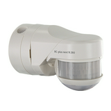 Mozgásérzékelő kültéri falra 20x20m 280° PIR 3000W 240V fehér IP54 RC-plus next N 280 B.E.G.