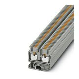 Átmenő sorkapocs TS15 1-szintes 24A 0.14-2.5mm2/érvéghüvely szürke MPT 2,5 PHOENIX CONTACT