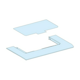 Kábelbevezető lemez vakfedél porszórt acél 300mmx 180mm Prisma G Schneider