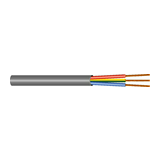 Műanyagköpenyű kábel H03VV-F 2x 0.5mm2 hajlékony 300V/U0 300V fehér H03VV-F (MT) 200m