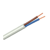 Műanyagköpenyű kábel H05VV-F 2x 1mm2 hajlékony 300V/U0 500V fehér H05VV-F (MT) 100m