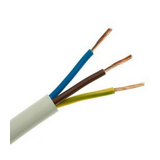 Műanyagköpenyű kábel H05VV-F 3x 2.5mm2 hajlékony 300V/U0 500V fehér H05VV-F (MT) 100m KÁBELgyártó