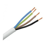 Műanyagköpenyű kábel H05VV-F 4x 10mm2 hajlékony 300V/U0 500V fehér H05VV-F (MT) 100m KÁBELgyártó