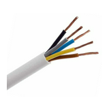 Műanyagköpenyű kábel H05VV-F 5x 10mm2 hajlékony 300V/U0 500V fehér H05VV-F (MT) 100m KÁBELgyártó