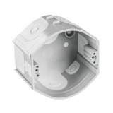 Süllyesztett szerelvénydoboz gumis 1-es kerek 71mm x 73mm-átmérő műanyag szürke KP KOPOS