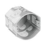 Süllyesztett szerelvénydoboz gumis mély 1-es kerek 71mm x 73mm-átmérő műanyag szürke KPR KOPOS