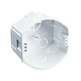 Süllyesztett szerelvénydoboz 1-es kerek 73mm-átmérő műanyag fehér 43.5mm-b.mély KU KOPOS