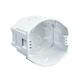 Süllyesztett szerelvénydoboz mély 1-es kerek 73mm-átmérő műanyag fehér 68.5mm-b.mély KPR KOPOS