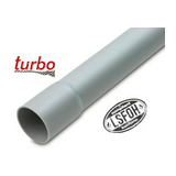 Merev (MÜII) védőcső tokozott 57/3m PP 32mm/ szürke merev halogénmentes HFIRM Turbo 32 Dietzel