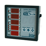 Multifunkciós mérőműszer 5A/500V 96x96mm 2xDO-riasztás A-mérő  V-mérő TRACON