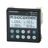 Multifunkciós mérőműszer 96x96mm LCD RS485 Modbus 3DI/2AO A-mérő  V-mérő Diris A-40 SOCOMEC