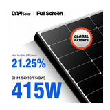 Napelem modul monokristály 410Wp-MPP 21%(STC) 1500V-max. DHM-54X10/FS(BW)-410W DAHSolar