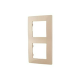 Niloé keret 2-es bézs vízszintes és függőleges műanyag LEGRAND