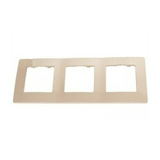 Niloé keret 3-as bézs vízszintes és függőleges műanyag LEGRAND