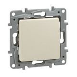 Niloé N101 nyomó betét közp. fedéllel 1- billentyűs 1ny 1z bézs IP44 süllyesztett műanyag LEGRAND