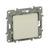 Niloé N106 nyomó betét 1- billentyűs 1v bézs IP20 süllyesztett dmax. műanyag LEGRAND