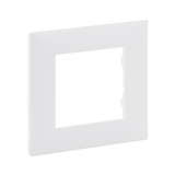 NiloéStep keret 1-egység vízszintes és függőleges műanyag fehér kezeletlen LEGRAND