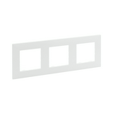 NiloéStep keret 3-egység vízszintes és függőleges műanyag fehér kezeletlen LEGRAND