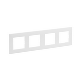 NiloéStep keret 4-egység vízszintes és függőleges műanyag fehér kezeletlen LEGRAND