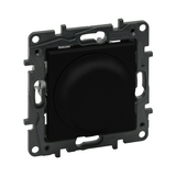 NiloéStep fényerőszabályzó 2vez. betét közp. fedéllel forgatógomb fekete 300W LEGRAND