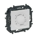 NiloéStep szobatermosztát elektronikus süllyesztett 10-30°Cméréstartomány 8A/ 250V fehér LEGRAND