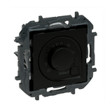 NiloéStep szobatermosztát süllyesztett 10-30°Cméréstartomány 8A/ 250V fekete 230VAC LEGRAND