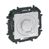 NiloéStep szobatermosztát padlófűtéshez +4m-érzékelő alumínium süllyesztett 16A/ 250V LEGRAND