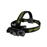 LED fejlámpa 1200lm 130m USB 3,4Ah 118650+2xCR123 1x tölthető akku teleppel IPX8 HC60 V2 NITECORE