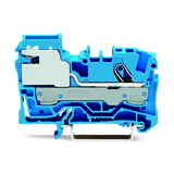 Nullbontó sorkapocs 1-pólus 51A 250V rugószorításos kék WAGO