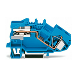 Nullbontó sorkapocs 1-pólus 68A 400V rugószorításos-csatlakozás kék WAGO