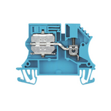 Nullbontó sorkapocs 24A 400V csavaros/ csavaros kék 0.5-4mm2/sokerű WNT 2.5 10X3 Weidmüller