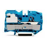 Nullbontó sorkapocs 76A 250V rugószorításos/ rugószorításos kék 0.5-25mm2/sokerű WAGO