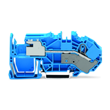 Nullbontó sorkapocs 76A 250V rugószorításos/ rugószorításos kék 0.5-25mm2/sokerű WAGO