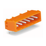 NYÁK csatlakozó apa fix aljzat 9-pólusú csap-érintkező 12A 320V 0°/180° (vízsz.) WAGO