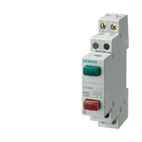 Nyomógomb 1-ny 1-z 20A 400V AC 1TE PUSHBUTTON, D=70MM 1NC/1NO 20A, 2BUTTON RED+GREEN SIEMENS