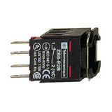 Nyomógomb aljzat érintkezővel beépíthető 1-z 1.5A/AC15/230V csúszósarus Harmony XB6 Schneider