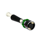 Nyomógomb komplett fém d22 fekete lapos visszaugró csavaros kerek IP66 Harmony XB4 Schneider