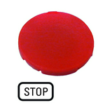 Nyomógomb-lapka kerek lapos piros STOP M22-XD-R-GB0 EATON