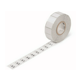Nyomógombjelölő tekercs 18mm x 26.5mm x üres ezüst  öntapadó WAGO