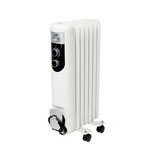 Olajradiátor termosztáttal gurítható álló 230VAC 1500W 7-bordás 3-fokozat Somogyi Elektronic