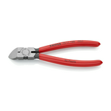 Oldalcsípő fogó műanyaghoz 45°-ban ferde piros szigetelés normál 160mm KNIPEX