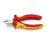 Oldalcsípő fogó 62HRC max.d4/2,3/1,5mm piros-sárga szigetelés normál 125mm szigetelt 1000V KNIPEX