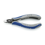 Oldalcsípő fogó 62HRC max.d1,7/0,6mm nyitórugós piros-kék normál 125mm KNIPEX