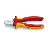 Oldalcsípő fogó 62HRC max.d4/2,8/2mm piros-sárga szigetelés normál 160mm szigetelt 1000V KNIPEX