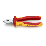Oldalcsípő fogó 62HRC max.d4/3/2,5mm piros-sárga szigetelés normál 180mm szigetelt 1000V KNIPEX