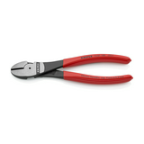 Erővágó oldalcsípő fogó 64HRC  max.d3,8/2,7/2,2mm piros szigetelés erő-oldalvágó 180mm KNIPEX