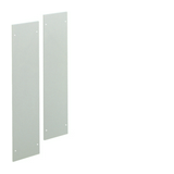 Oldallappár 6U porszórt acél 224mm x 960mm fehér Quadro5 Hager